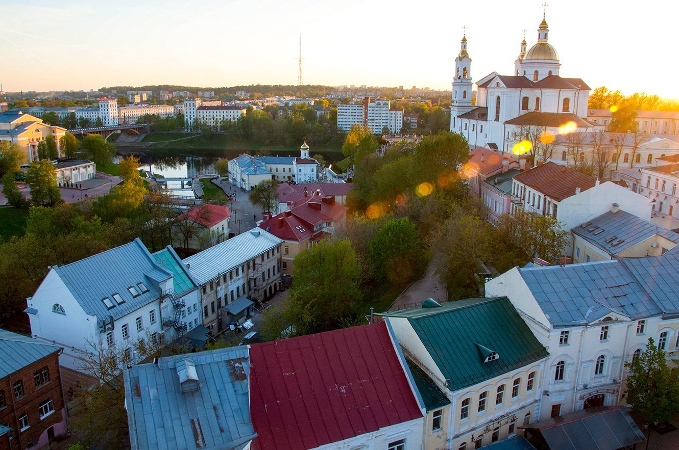 Беларусь город Витебск панорама
