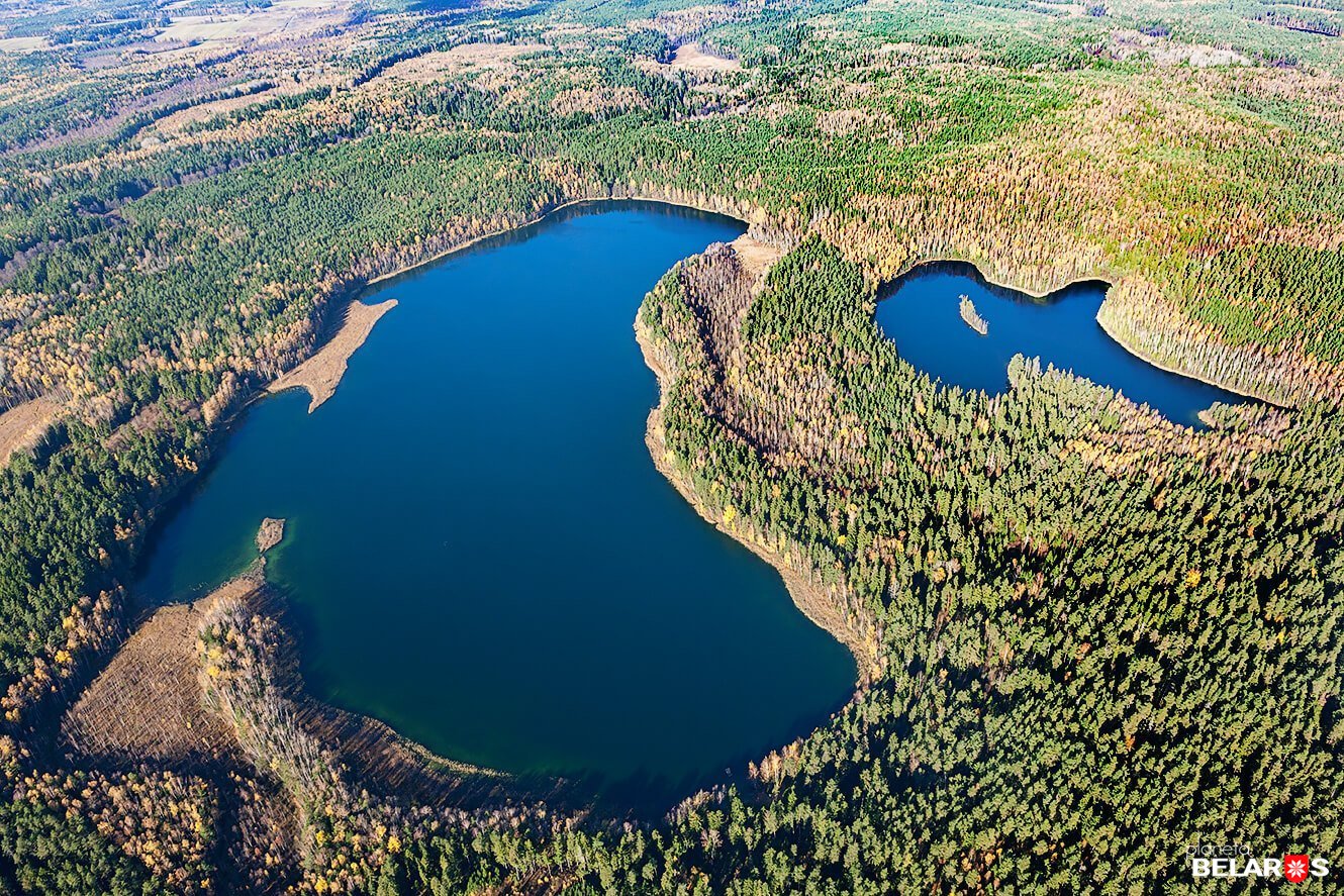 Голубые озера в Белоруссии